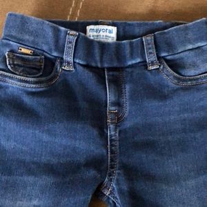 Mayoral Little Girl size 4 Jeans
